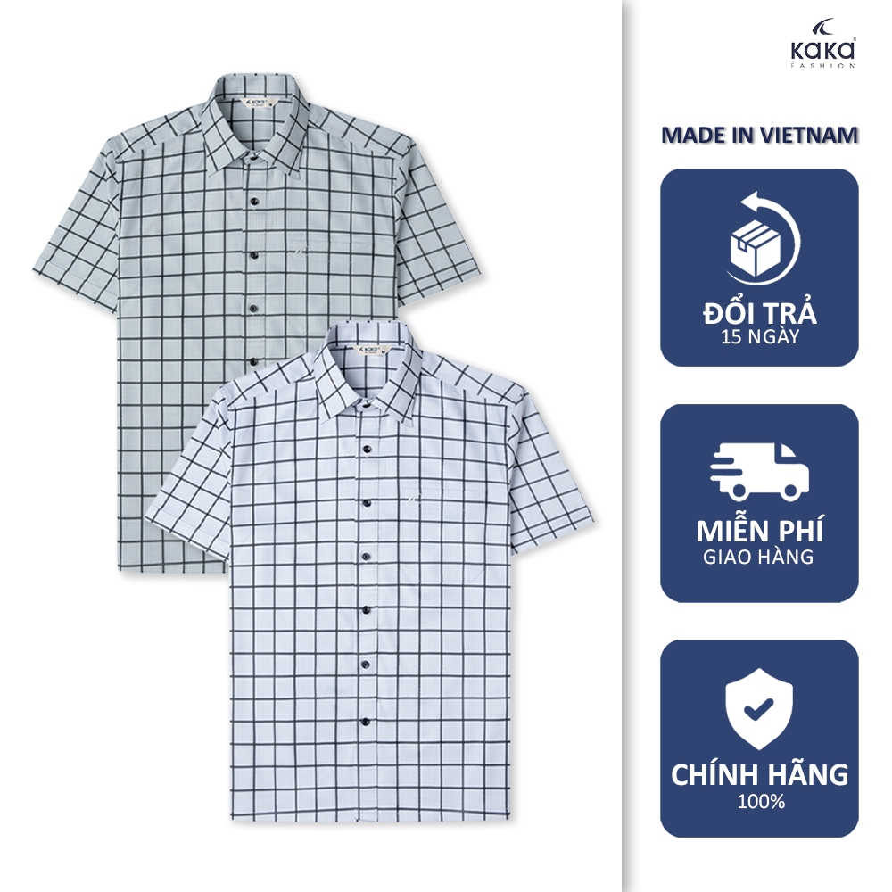 Áo sơ mi Bamboo Kẻ Đôi Cao Cấp S40 - KaKa Fashion
