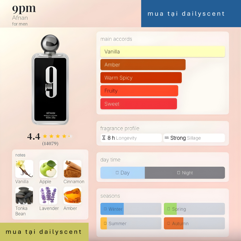 10ml Nước hoa Afnan | Nước hoa 9AM | Nước hoa 9PM | Nước hoa Supremacy Silver| Nước hoa nam | Nước h