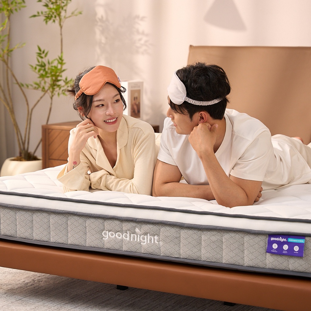 Nệm Lò Xo Vua Nệm Goodnight Sleep Wave Hybrid 20cm, Đệm Lò Xo Khách Sạn, Đệm Lò Xo Túi Độc Lập | BigBuy360 - bigbuy360.vn