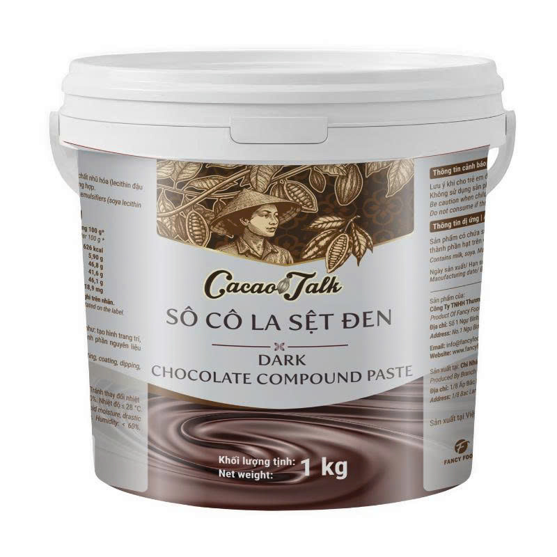 Sô Cô La Sệt Đen Cacao Talk 1kg