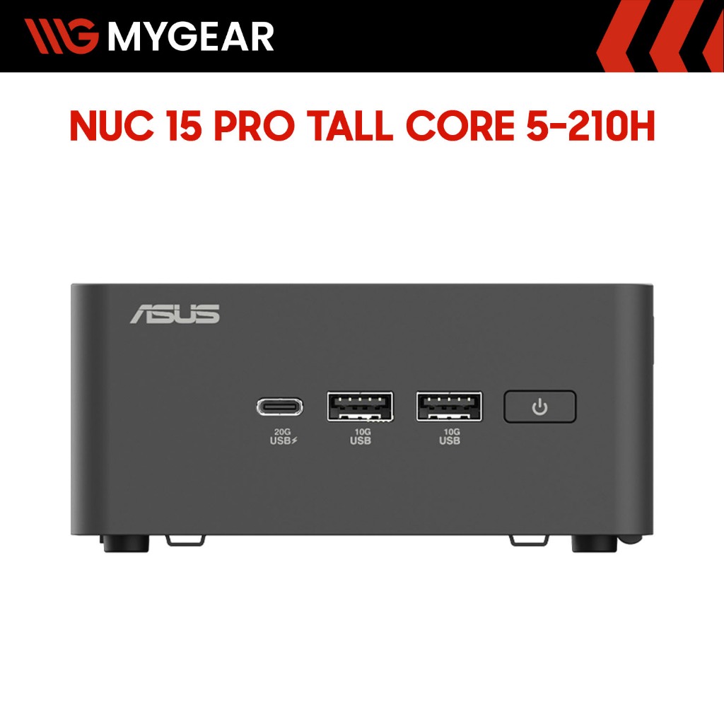 Mini PC ASUS NUC 15 Pro Tall Intel Core 5-210H Wi-Fi 7 Thunderbolt 4