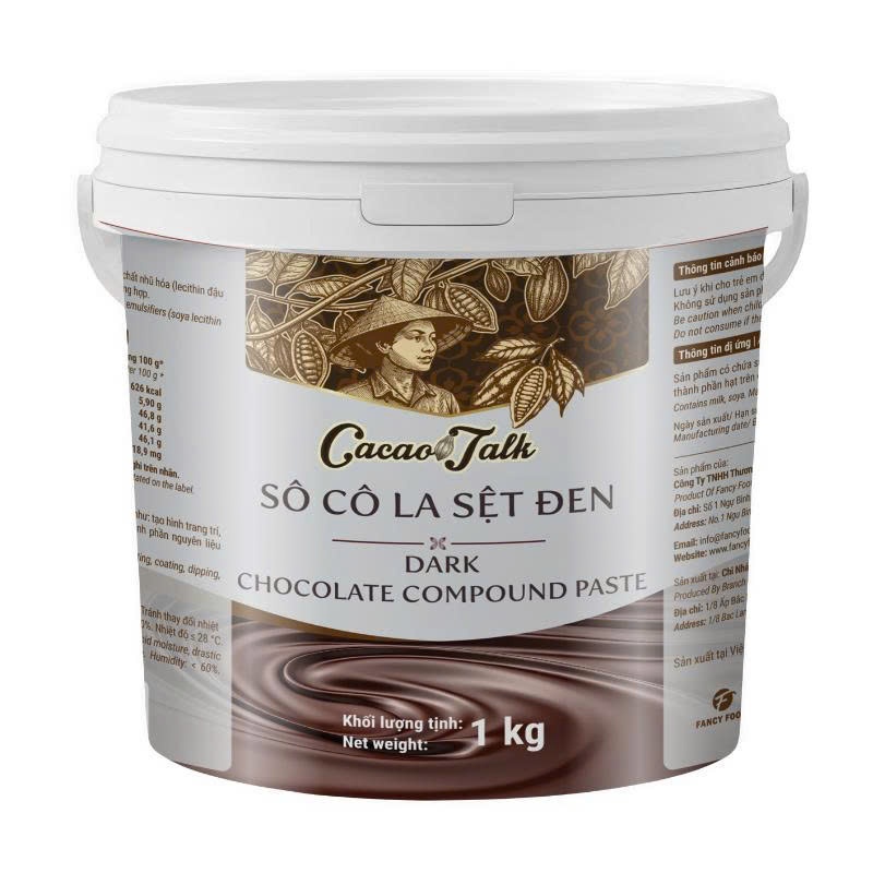 Sô Cô La Sệt Đen Cacao Talk 1kg