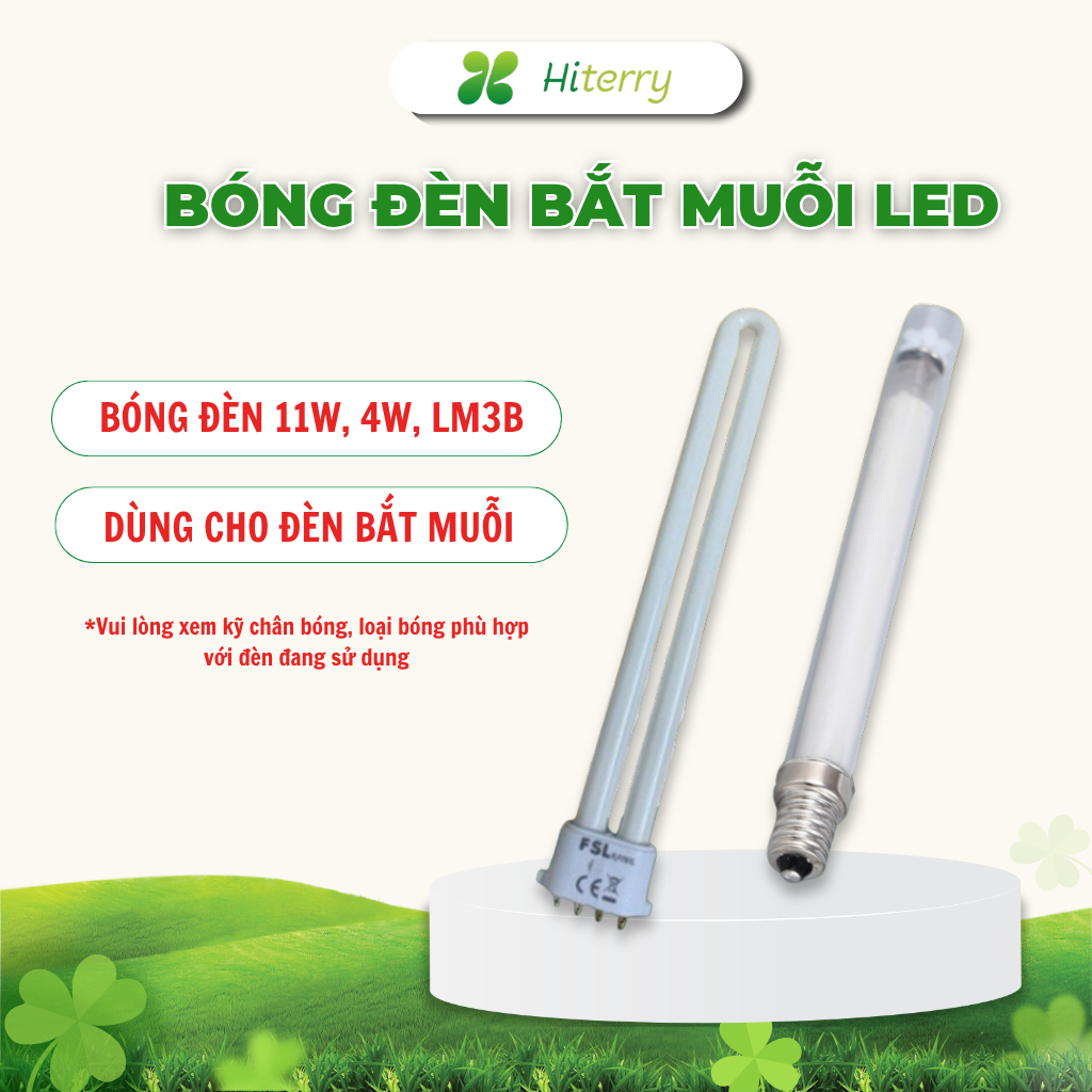 Bóng Đèn Bắt Muỗi LED Đủ Kích Cỡ Bóng Đèn 11W, 4W, ML3B Chuyên Thay Cho Đèn Bắt Muỗi An Toàn Bảo Vệ 