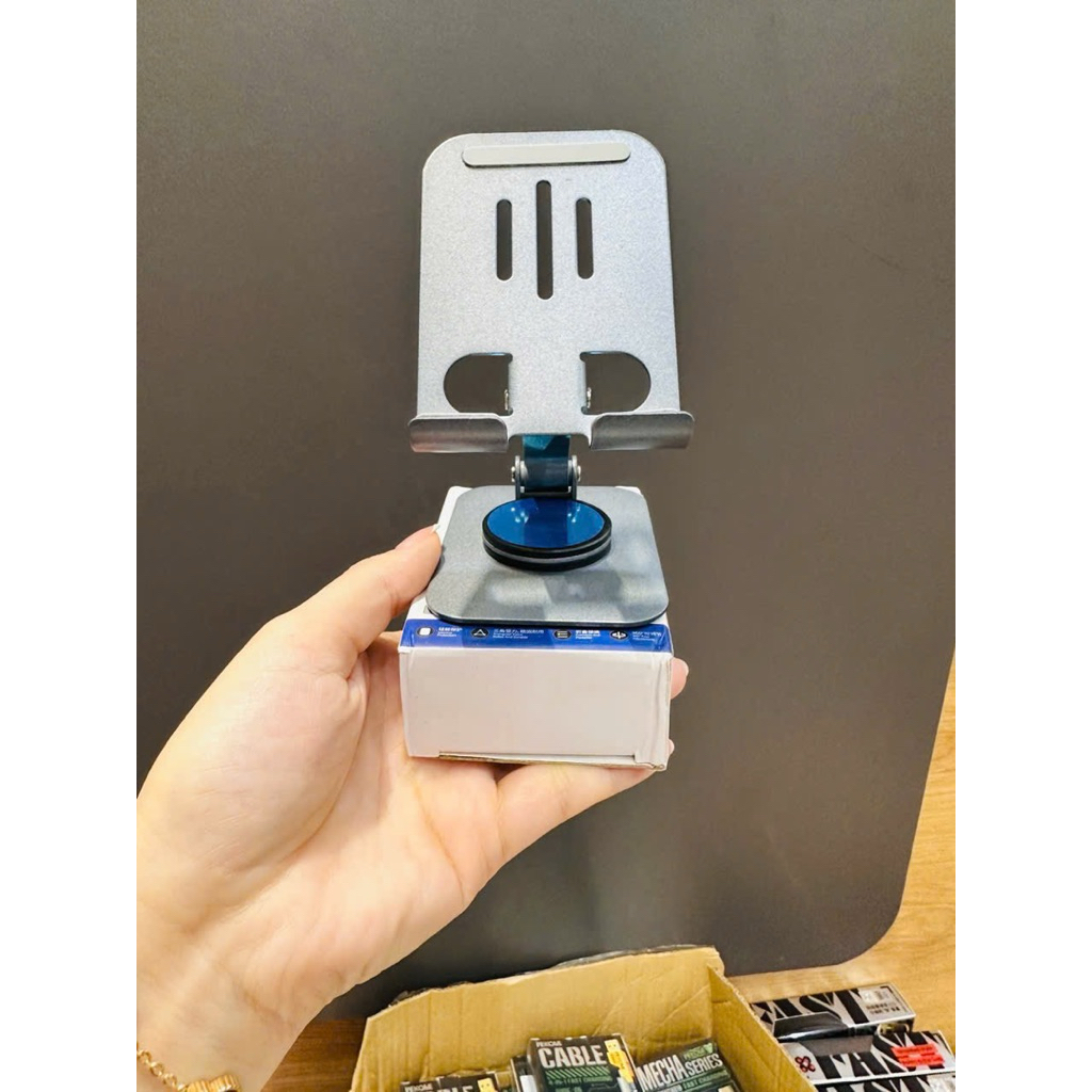 Giá Đỡ Điện Thoại Xoay 360• K61-2 Lót Chống Trượt, Hợp Kim Chắc Chắn, Nhỏ Gọn, Tiện Lợi