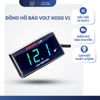 Đồng hồ báo volt koso 5-150v chống nước bản cao cấp hiển thị chính xác, đồng hồ đo điện áp giúp theo dõi bình ắc quy