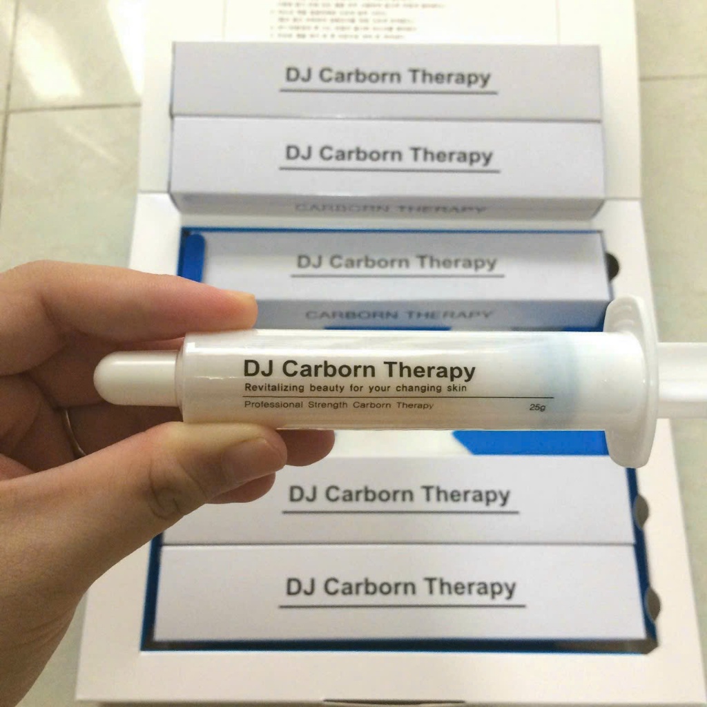 Gel Đắp Mặt CO2 DJ CARBON THERAPY - Mặt Nạ Giấy Thải CO2 DJ Carbon Therapy (CÓ NẠ CỔ)