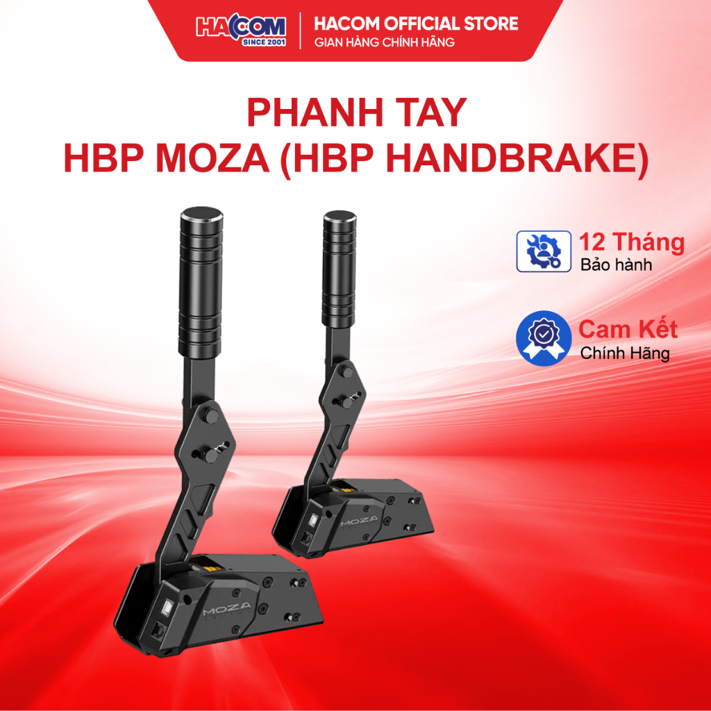 Phanh Tay Gaming Moza HBP (HBP Handbrake) - Bảo Hành 12 Tháng HACOM PC