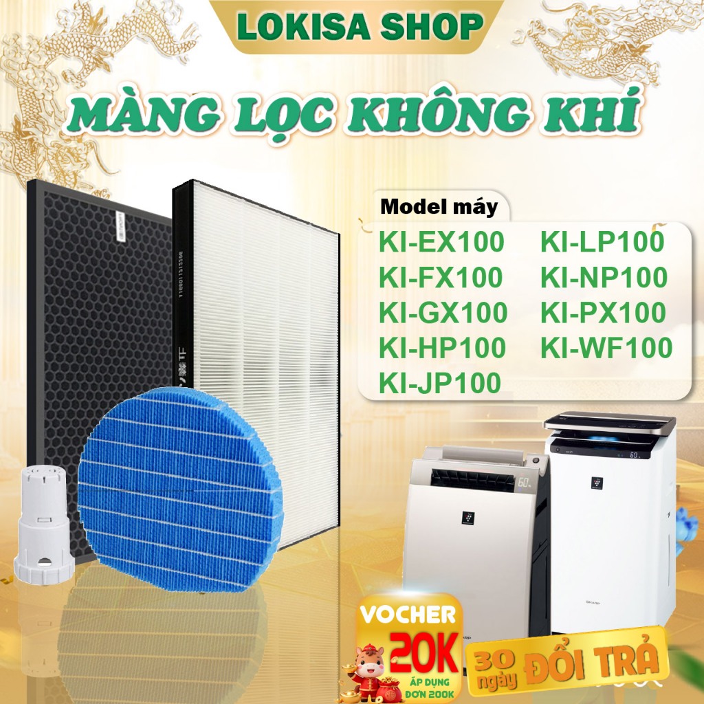 Màng lọc tương thích cho Sharp KI-EX100 KI-FX100 KI-GX100 KI-HP100 KI-JP100 KI-LP100 KI-NP100,Màng L