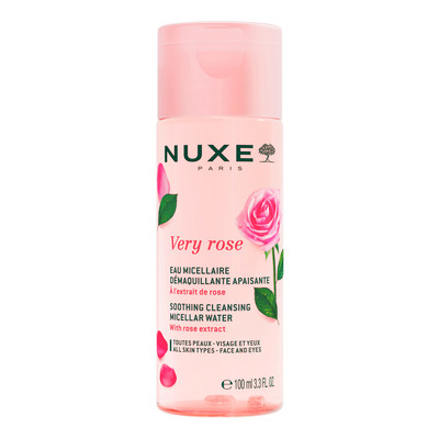 Nước tẩy trang Micellar 3 trong 1 chiết xuất hoa hồng Nuxe Very Rose 100ml [ Quà tặng không bán ]