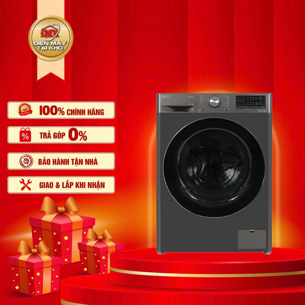 Máy giặt sấy LG Inverter giặt 12 kg - sấy 7 kg FV1412H3BA