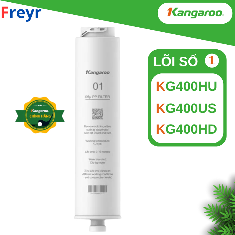 Lõi Lọc Thô số 1 HU Kangaroo Dành Cho Model Máy KG400HU, KG400US, KG400HD