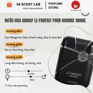 Nước hoa nam Armaf Le parfait Pour Homme 100ml