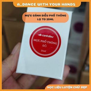 Mực Cánh Diều phổ thông lọ to 25ML - MỰC BÚT MÁY LUYÊN CHỮ ĐẸP