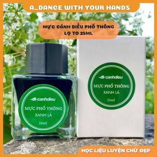 Mực Cánh Diều phổ thông lọ to 25ML - MỰC BÚT MÁY LUYÊN CHỮ ĐẸP