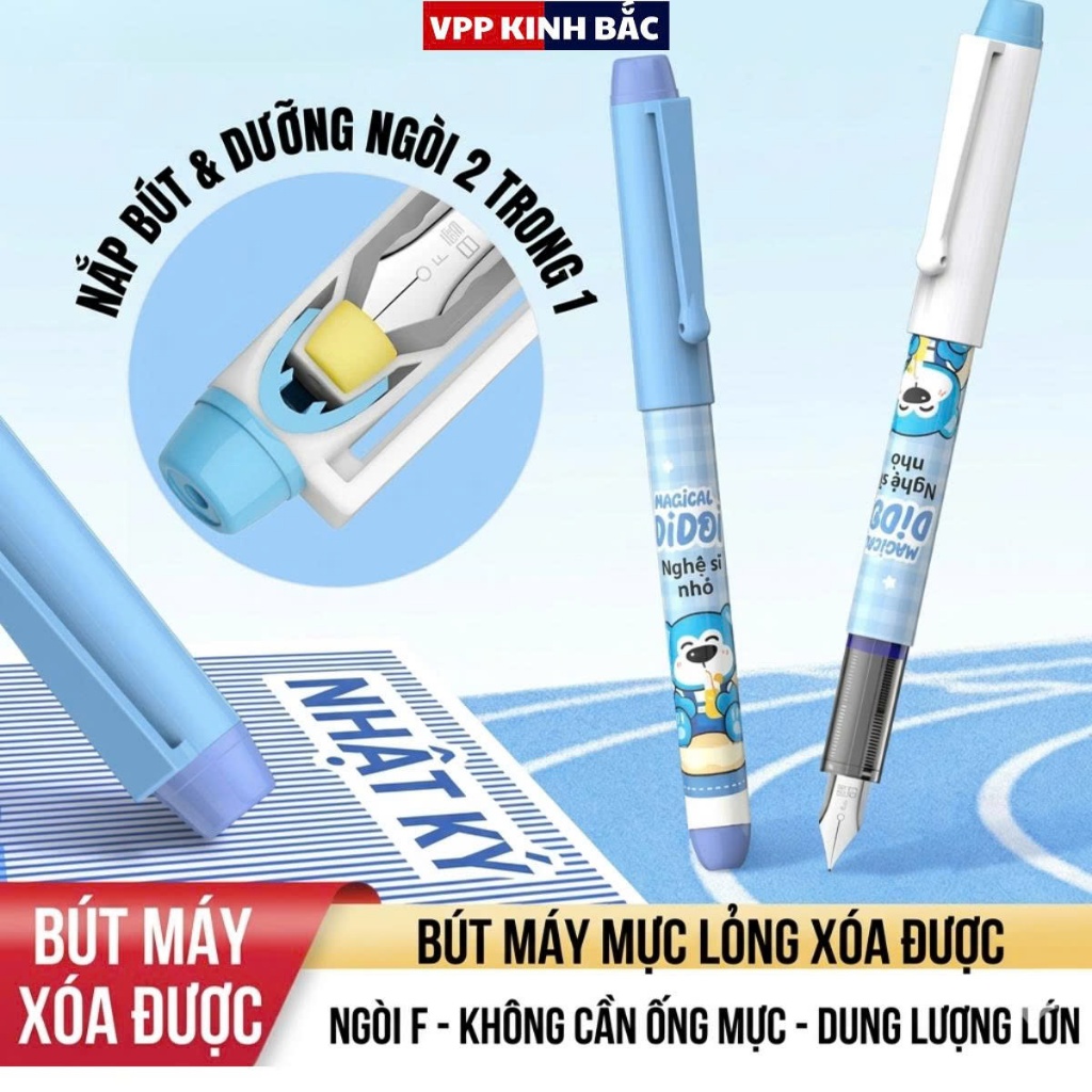 (Mẫu Mới) Bút Máy Xóa F38 Dành Cho Các Bé Tiểu Học