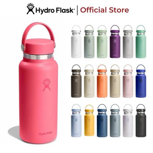 Bình giữ nhiệt Hydro Flask 946ml Wide Flex Cap 32 oz, chính hãng, an toàn cho sức khỏe, nắp vặn kín | BigBuy360 - bigbuy360.vn