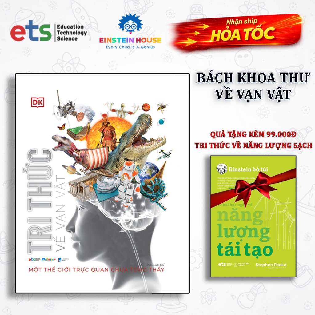 DK - Bách Khoa Thư Tri Thức Về Vạn Vật: Một Thế Giới Trực Quan Chưa Từng Thấy (Tái Bản Mới Nhất)