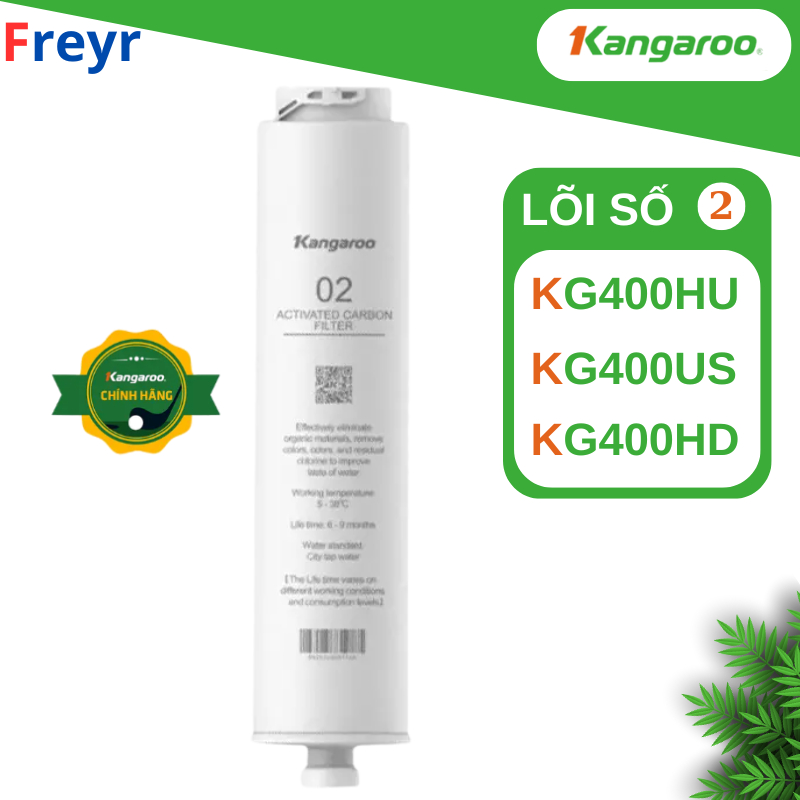 Lõi Lọc Thô số 2 HU Kangaroo Dành Cho Model Máy KG400HU, KG400US, KG400HD