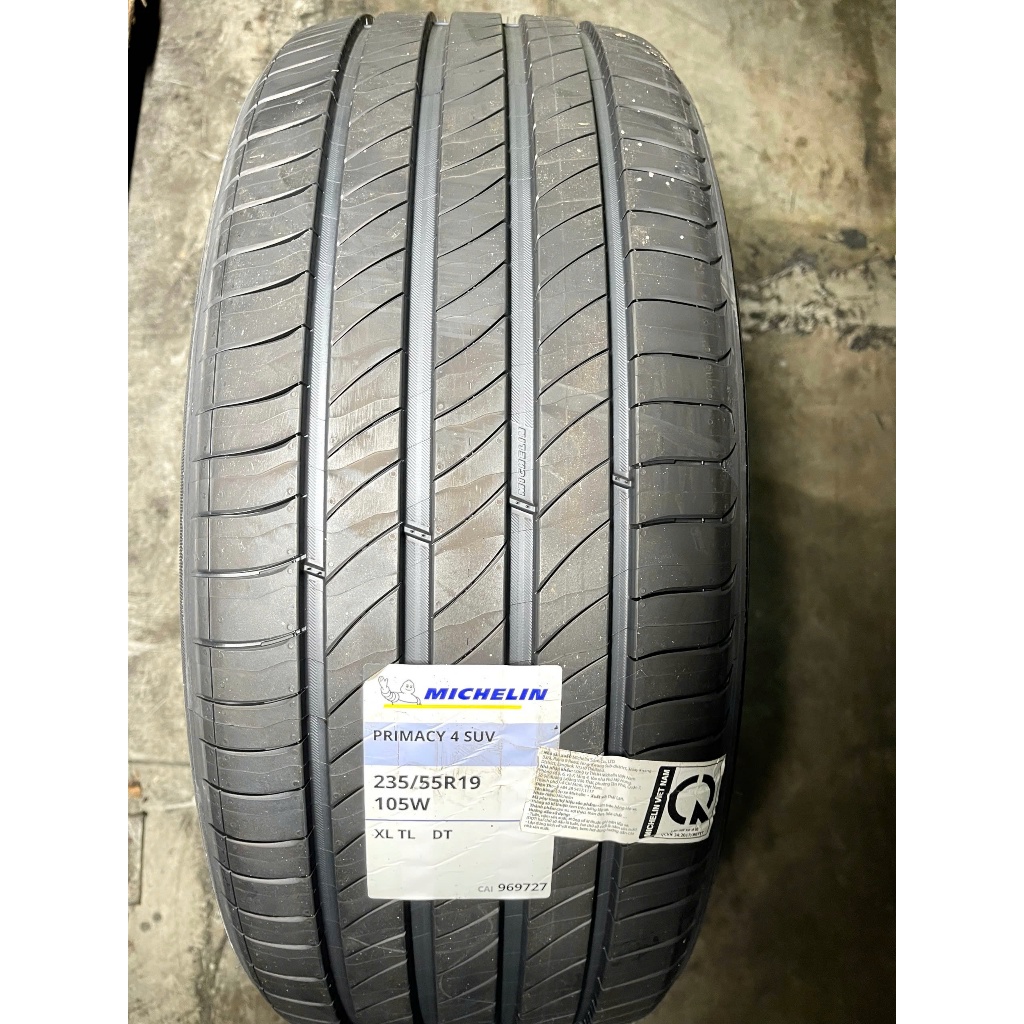 Lốp Michelin Thái Lan 235/55R19 105W Primacy 4 SUV - 969727 date 2026 mới 100%, hàng chính hãng bảo 