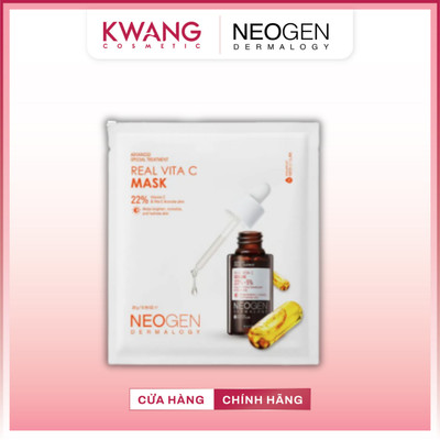 Mặt Nạ Neogen Dermalogy 22% Vita C Dưỡng Sáng, Mờ Thâm 28g