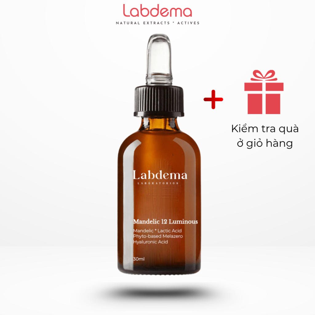Serum Mandelic 12 Luminous - Labdema (30ml) mờ thâm mụn, căng bóng, làm sáng da - Derma Labs