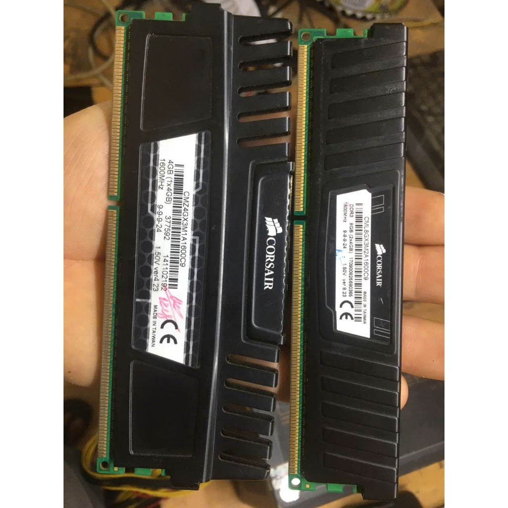 RAM Corsair Vengeance LP DDR3 8GB (2x4GB) Bus 1600MHz có tản nhiệt dùng cho main H55, H61, H81