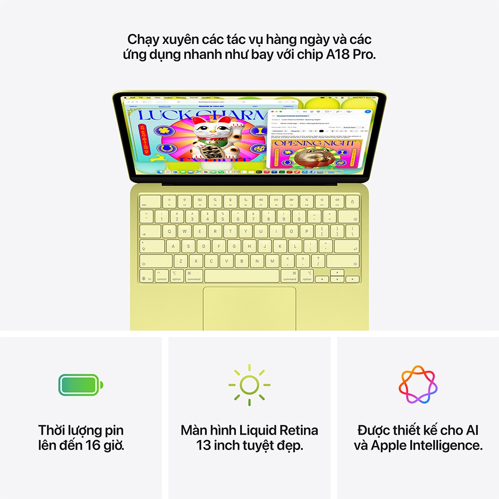 Máy tính xách tay Apple MacBook Neo A18 Pro 13 inch (6 core CPU | 5 core GPU | 8GB RAM | 256GB/512GB SSD) | BigBuy360 - bigbuy360.vn