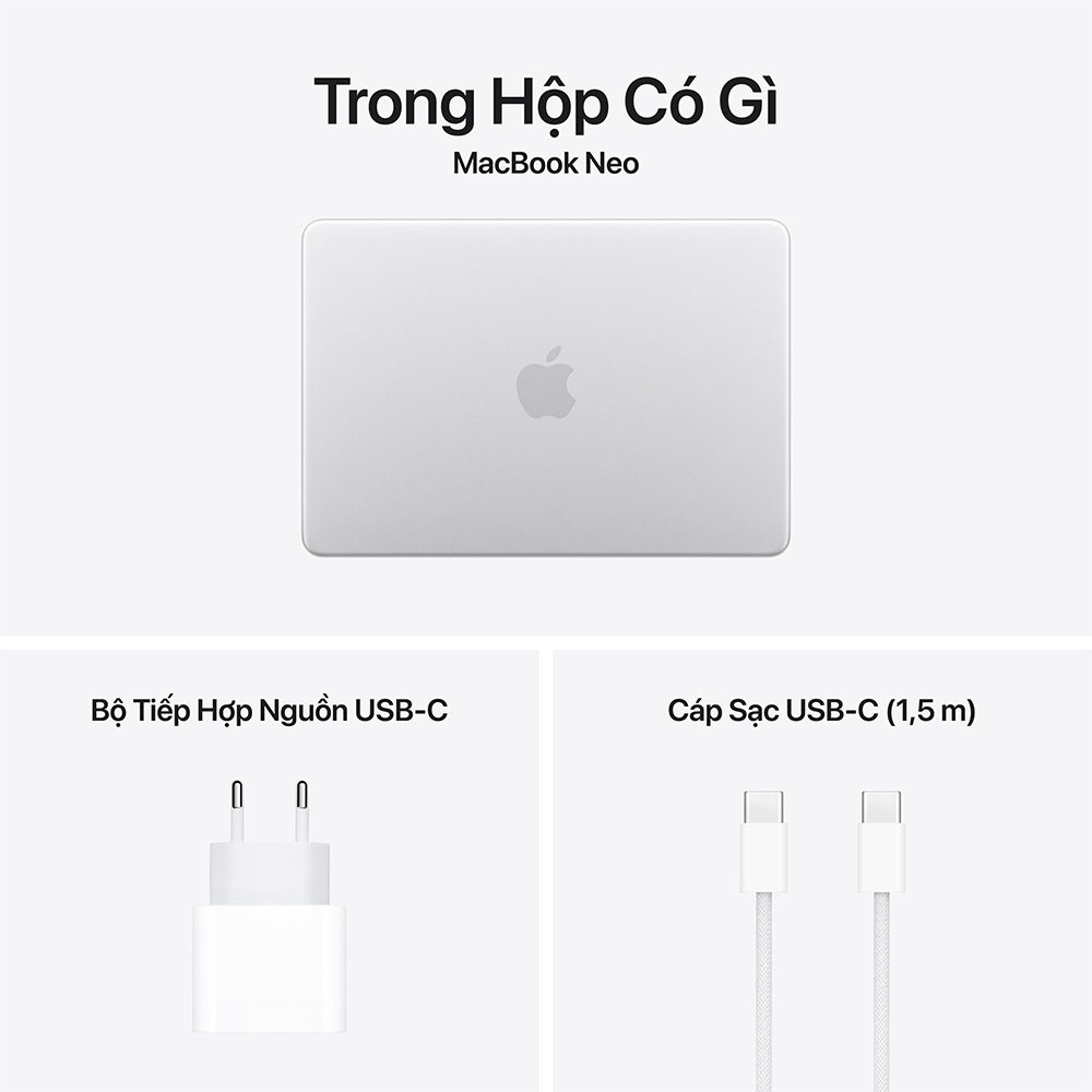 Máy tính xách tay Apple MacBook Neo A18 Pro 13 inch (6 core CPU | 5 core GPU | 8GB RAM | 256GB/512GB SSD) | BigBuy360 - bigbuy360.vn