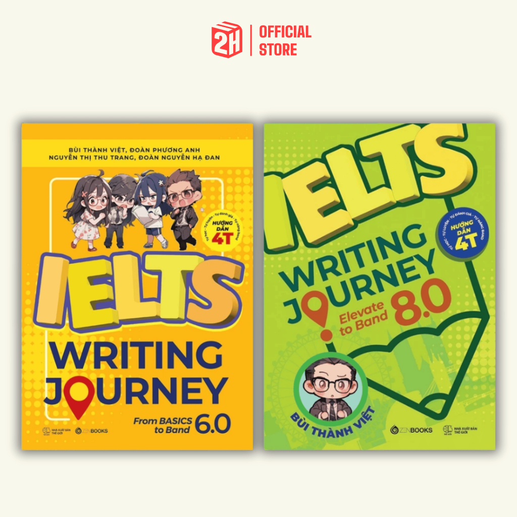 Sách IELTS JOURNEY Writing & Speaking: Lộ Trình Học IELTS Từ Cơ Bản Đến 6.0 Đến 8.0 - LK