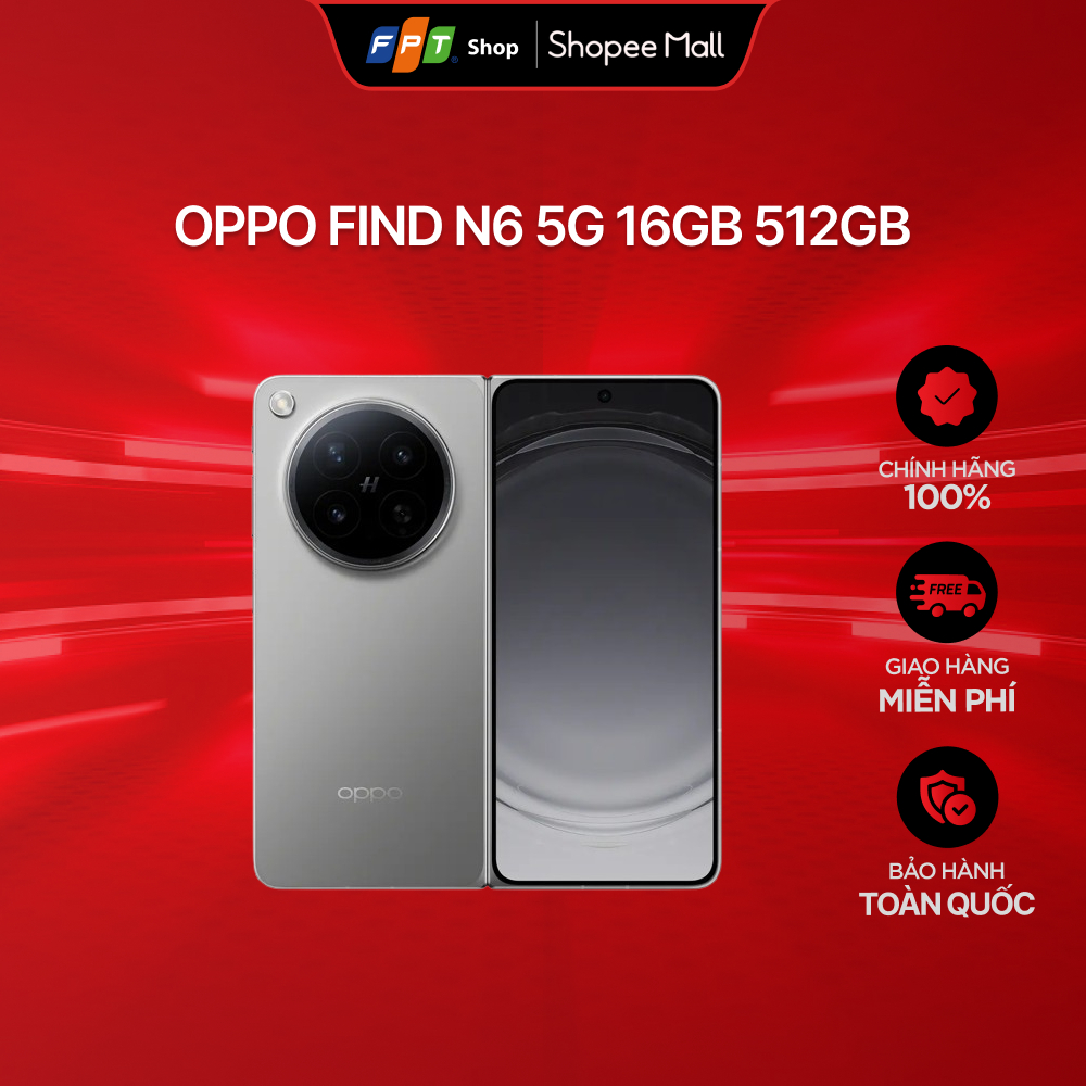 Điện thoại OPPO Find N6 5G 16GB 512GB