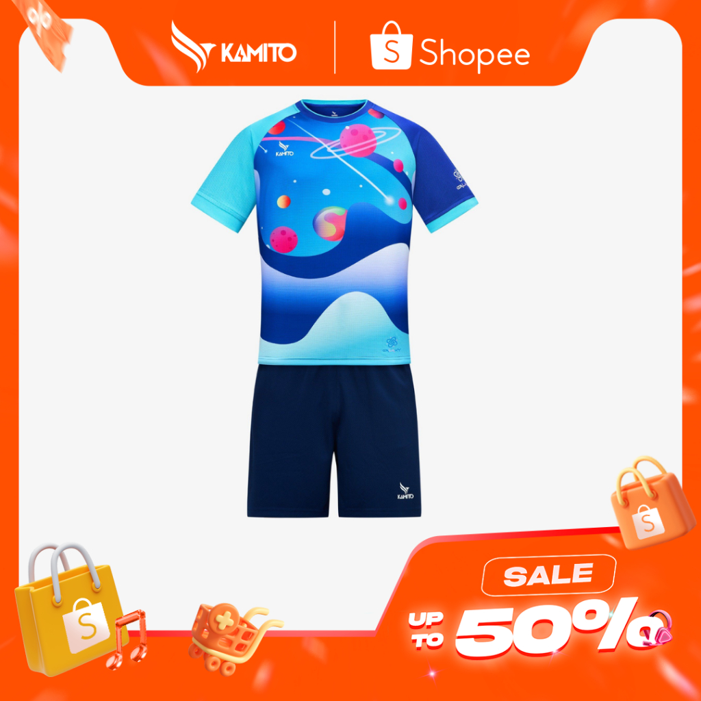 Quần/Áo Kids Kamito Galaxy 1, Quần Áo Thể Thao Trẻ Em, Thoáng Mát, Nhanh Khô