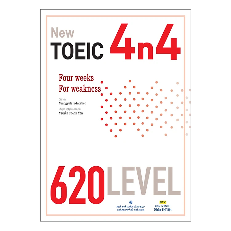 Sách New TOEIC 4n4 - 620 Level (Kèm CD) - Nhân Trí Việt