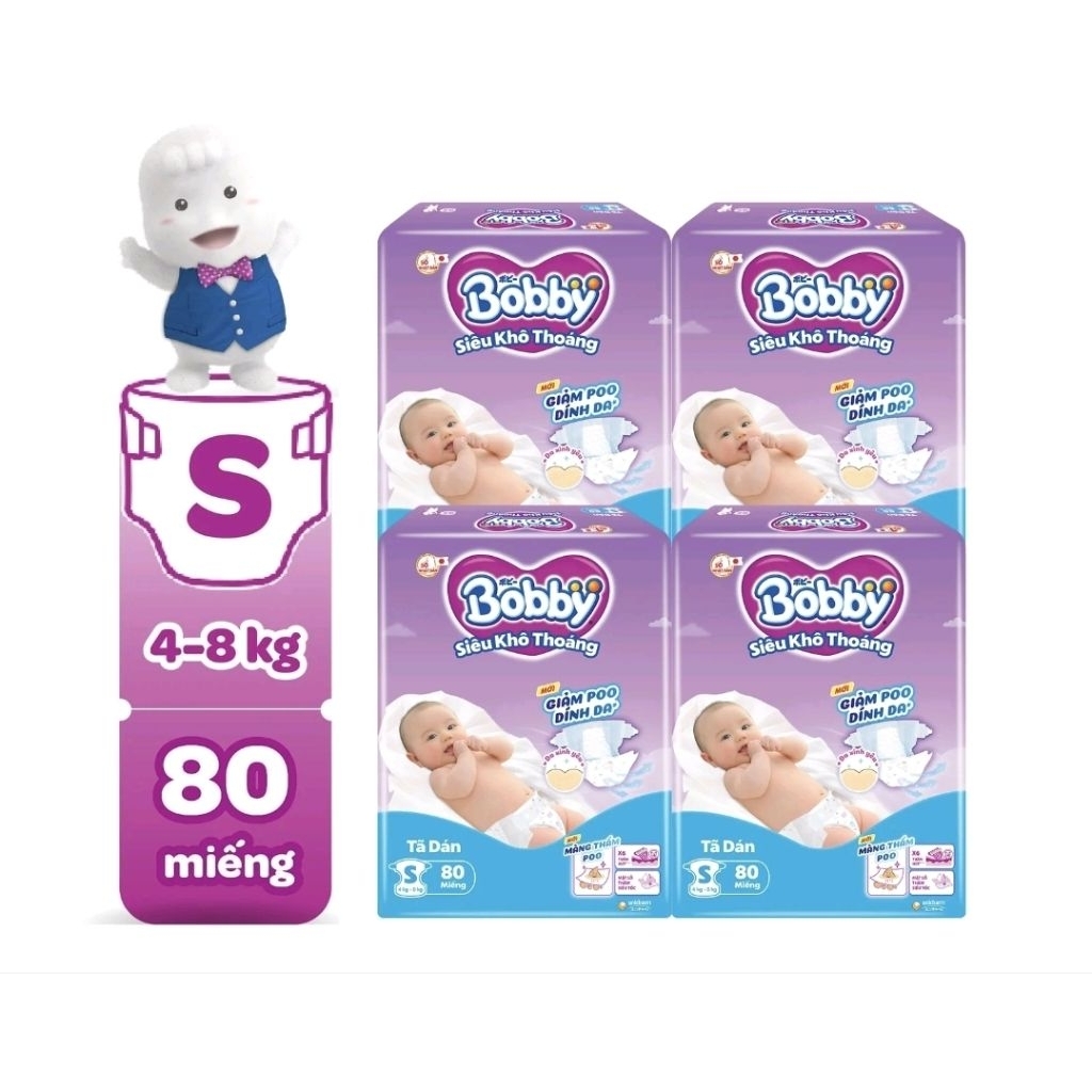(Combo 4b) Tả dán Bobby NB74/S80/M76