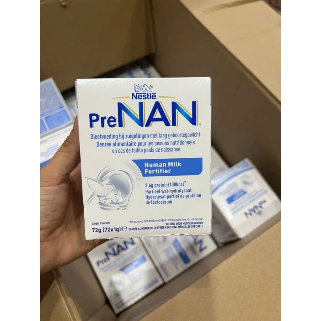 Sữa PreNan HMF 72g cho bé sinh non, nhẹ cân Nan HMF