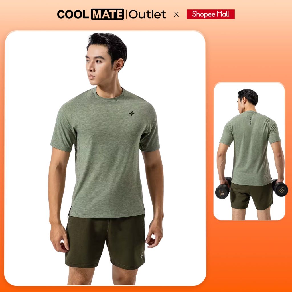 Áo Thun Nam Training Comfort ExDry - Thoáng Khí Phù hợp Tập luyện hàng ngày- Coolmate