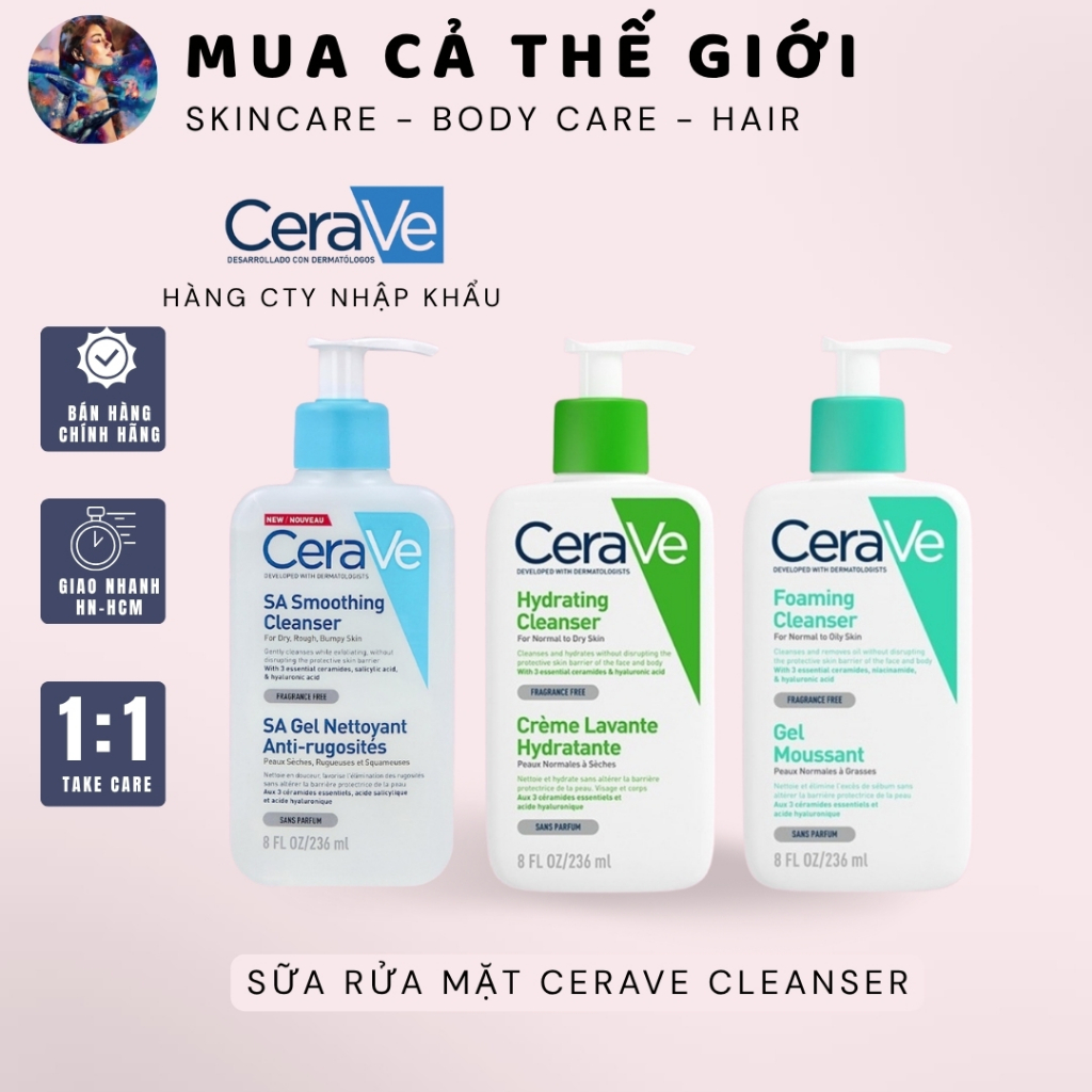 Sữa rửa mặt Cerave Cleanser