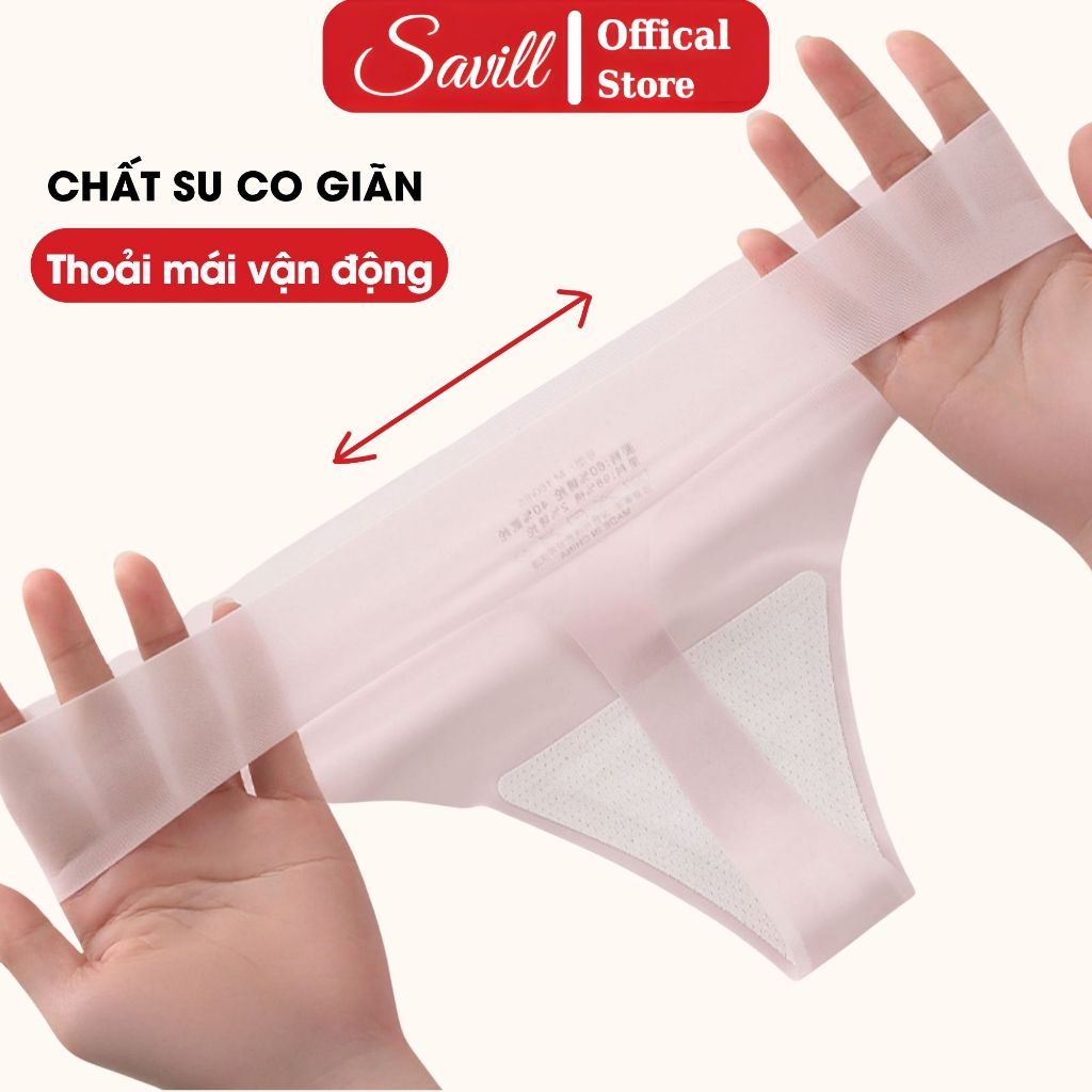 Quần lót lọt khe cao cấp - Quần lót su quyến rũ không đường may không lộ viền…
