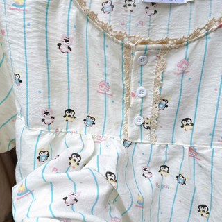 Bộ đồ ngủ mặc nhà nữ quần lửng áo cộc tay cổ sen chất Cotton, Lụa Mango, Đũi, Kate đủ size