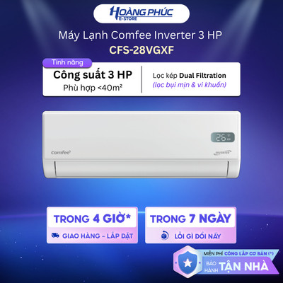 CFS-25VGXF 2.5HP | CFS-28VGXF 3HP - Máy Lạnh Comfee Inverter {Ship HCM 0Đ}