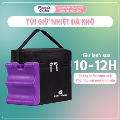 Túi Giữ Nhiệt Đá Khô Mama’s Choice, Trữ Sữa Lạnh Đến 12 Giờ, Giữ Nhiệt Bình Sữa Cao Cấp