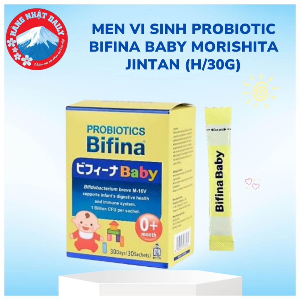 Men vi sinh Probiotic Bifina Baby Morishita Jintan (H/30g)