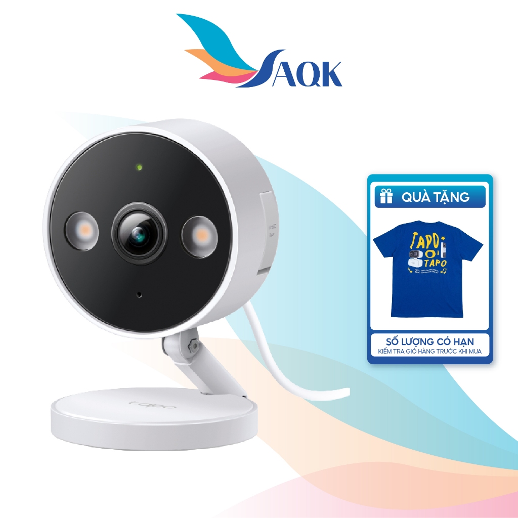 Camera trong nhà/ngoài trời TP-Link Tapo Pan/Tilt Indoor/Outdoor Home Security QHD 2K C120 - Hàng ch