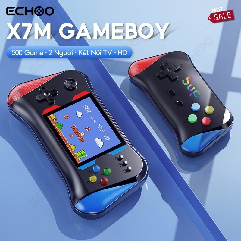 X7M Máy Chơi Game 500 Trong 1 Máy Game Cầm Tay Retro HD Kết Nối TV Game Console Cho Trẻ Em Người Lớn