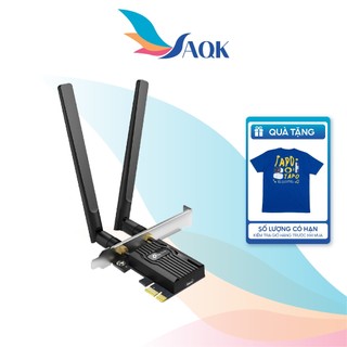 Card mạng PCIe TP-Link Wifi 6 AX3000 Bluetooth 5.3 Archer TX55E - Hàng chính hãng