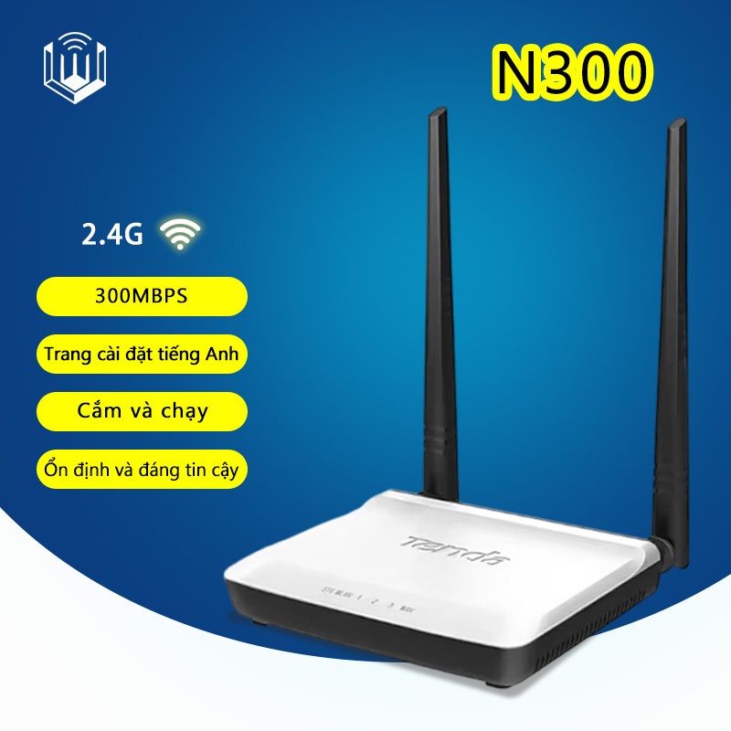 Kích Sóng WiFi Tenda N300 300Mpbs 2 ăn ten râu 2.4GHz + 5GHz Hàng cũ