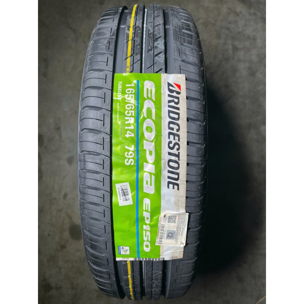 Lốp Bridgestone Thái Lan 165/65R14 79S EP150 Ecopia date 2025 mới 100%, hàng chính hãng bảo hành 7 n