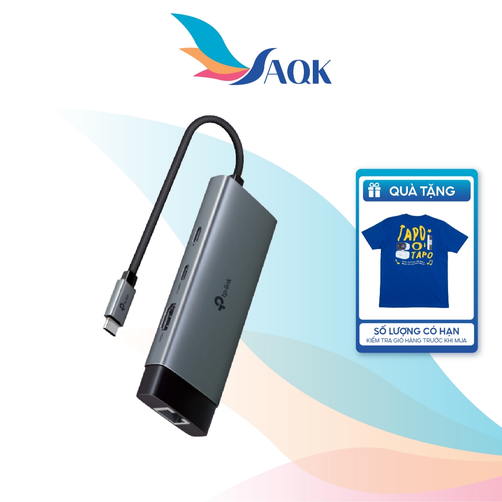 Cổng chuyển đổi TP-Link 6-in-1 USB-C UH6120C - Hàng chính hãng