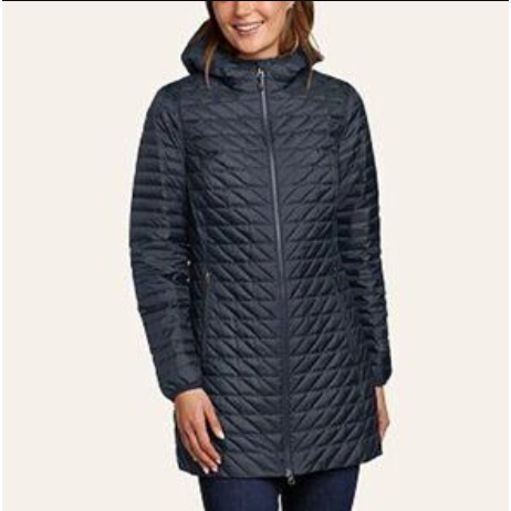 (Quả Trám) Áo phao nữ siêu nhẹ lông vũ Eddie Bauer (-20•C) chống nước chống tuyết, áo khoác mùa đông