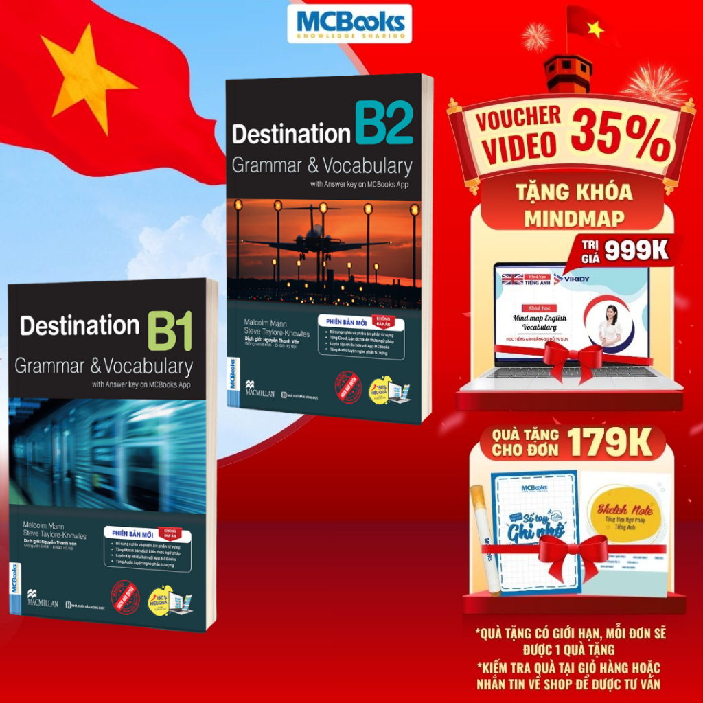 Sách - Combo Destination Grammar & Vocabulary B1, B2