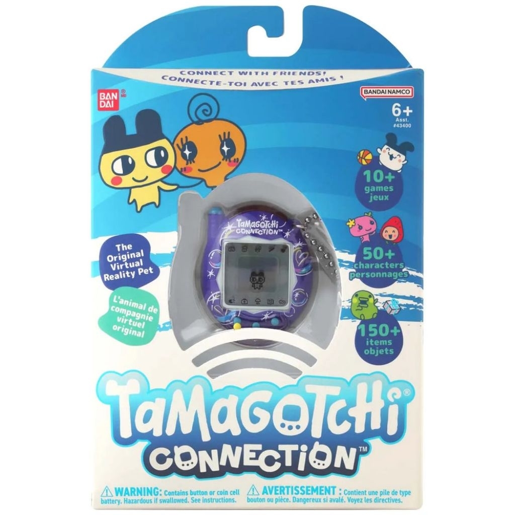 [Kèm ốp + Dán màn] Máy nuôi thú ảo Tamagotchi Connection 2024 - Soapy Bubbles Color like new 99%